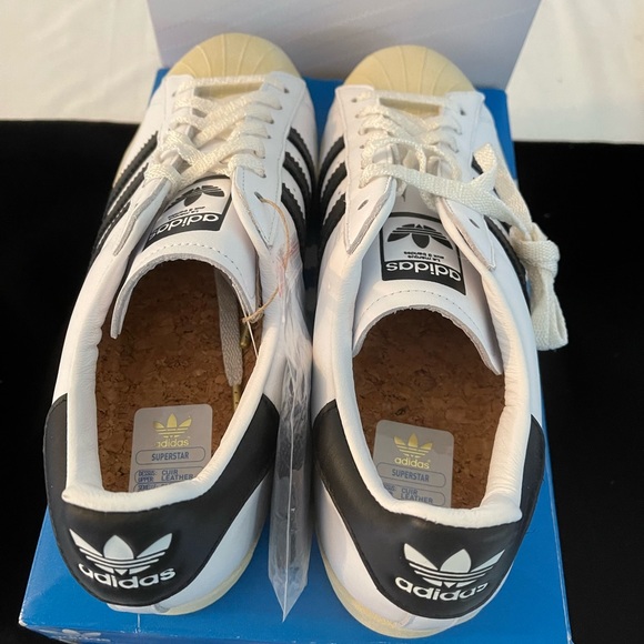 Adidas Superstar Originals Retro 80s White Black Aged Sole - Picture 5 of 8